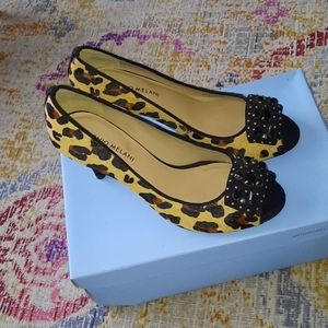 Calf hair jewelled heel Antonio Melani